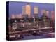 England, London, Docklands, Canary Wharf Skyline-Steve Vidler-Premier Image Canvas