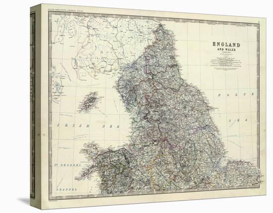 England, North Wales, c.1861-Alexander Keith Johnston-Stretched Canvas