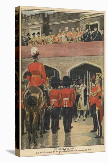 England, Proclamation of the New King George V-French School-Premier Image Canvas