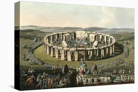 England Stonehenge-Charles Hamilton Smith-Stretched Canvas