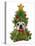 English Bulldog, Christmas Tree Costume-Fab Funky-Stretched Canvas