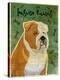 English Bulldog Tan and White-John W Golden-Premier Image Canvas
