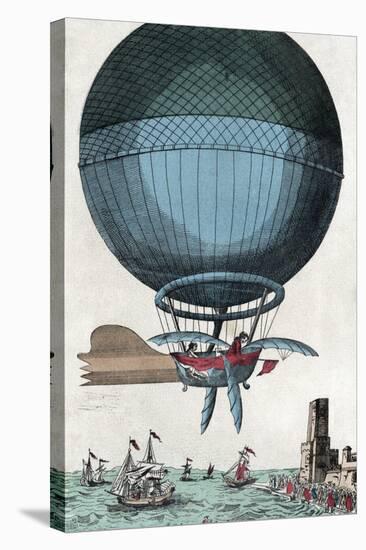 English Channel Balloon Crossing, 1785-Library of Congress-Premier Image Canvas