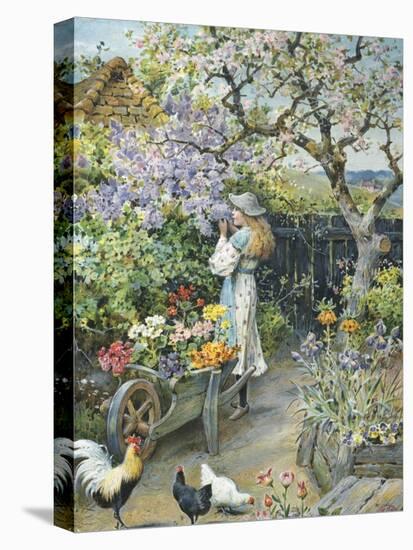 English Cottage Garden-William Stephen Coleman-Premier Image Canvas