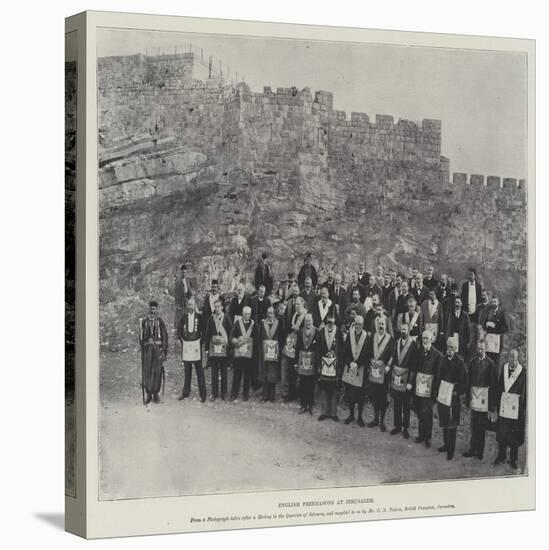 English Freemasons at Jerusalem-null-Premier Image Canvas