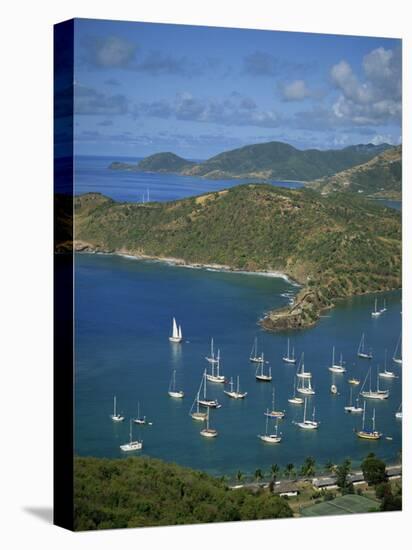 English Harbour, with Moored Yachts, Antigua, Leeward Islands, West Indies, Caribbean-Lightfoot Jeremy-Premier Image Canvas