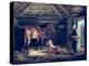 English Mare with Her Foals, 1833-Albrecht Adam-Premier Image Canvas
