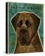 English Mastiff (Brindle)-John Golden-Stretched Canvas