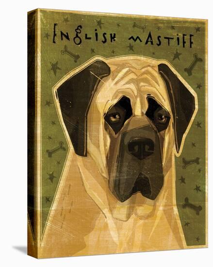 English Mastiff-John Golden-Stretched Canvas