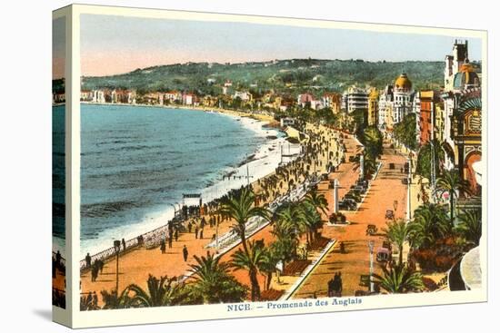 English Promenade, Nice, France-null-Stretched Canvas