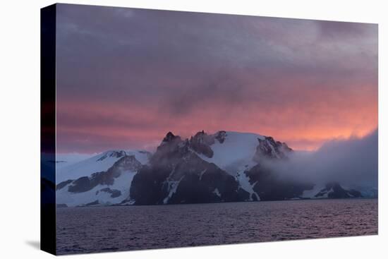 English Strait at sunset, Antarctica, Polar Regions-Sergio Pitamitz-Premier Image Canvas