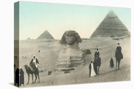Englishmen Visiting Pyramids-null-Stretched Canvas