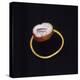Engraved Agate and Gold Ring. Etruscan Civilization-null-Premier Image Canvas
