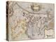 Engraved, Hand Colored Map of Holland, 1595-Gerardus Mercator-Premier Image Canvas