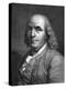 Engraved Portrait of Benjamin Franklin-null-Premier Image Canvas