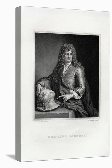 Engraving Print of Grinling Gibbons-Samuel Freeman-Premier Image Canvas