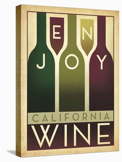 Enjoy California Wine-Anderson Design Group-Stretched Canvas