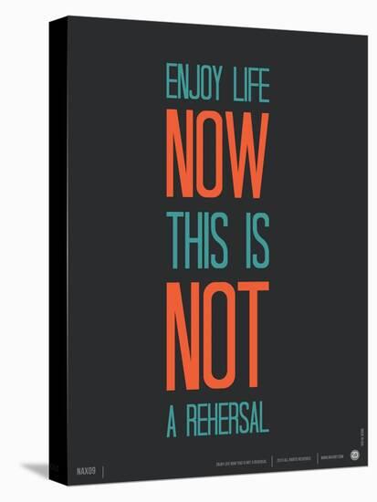 Enjoy Life Now Poster-null-Stretched Canvas