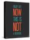 Enjoy Life Now Poster-null-Stretched Canvas