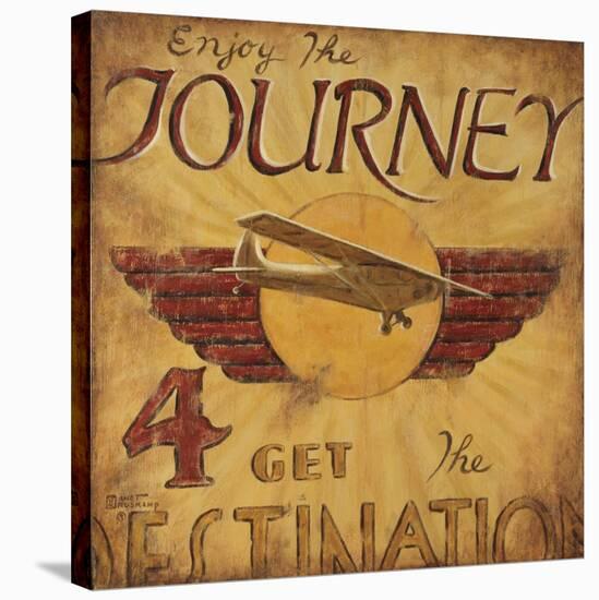 Enjoy The Journey-Janet Kruskamp-Stretched Canvas