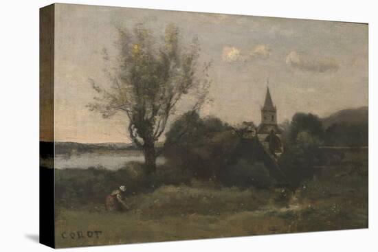 Ennery Near Auvers-Jean-Baptiste-Camille Corot-Premier Image Canvas