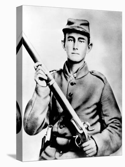 Enoch Hooper Cook, Jr., Pvt, Co. H. 38th Alabama Infantry, C.S.A.-null-Stretched Canvas