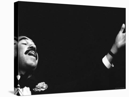 Entertainer Bobby Short Performing, Probably at the Cafe Carlyle-John Shearer-Premier Image Canvas