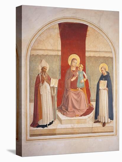 Enthroned Madonna and Child with Saints-Fra Angelico-Premier Image Canvas