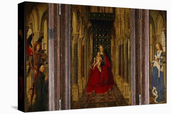 Enthronement of Saint Mary-Jan van Eyck-Premier Image Canvas