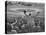 Enthusiastic Fan Cheering in Stands During Cuban Baseball Game-Mark Kauffman-Premier Image Canvas