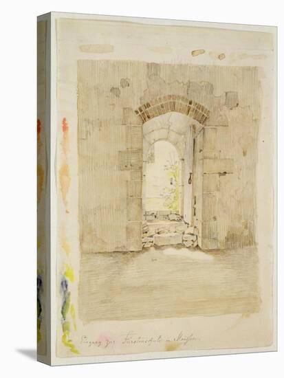 Entrance Gate to the Royal School in Meissen-Caspar David Friedrich-Premier Image Canvas