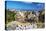 Entrance of Park Güell with City Skyline Behind, Barcelona, Catalonia, Spain-Stefano Politi Markovina-Premier Image Canvas