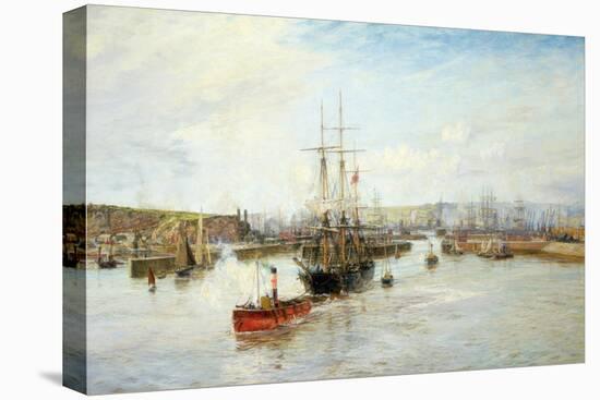 Entrance to Barry Dock, South Wales, 1897-William Lionel Wyllie-Premier Image Canvas