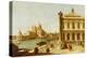 Entrance to Grand Canal, Venice, with Piazzetta and the Church of Santa Maria Della Salute-Canaletto-Premier Image Canvas