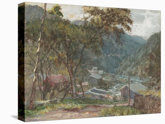 Entrance to Kauterskill Clove-John Frederick Kensett-Premier Image Canvas