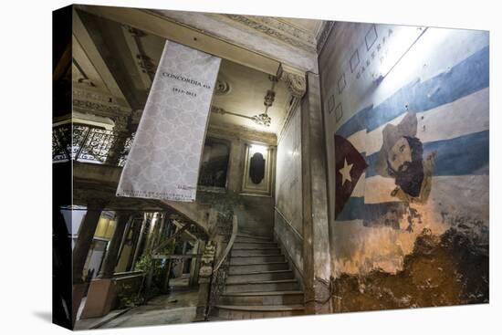 Entrance to La Guarida Restaurant (Palador), Centro Habana, Havana, Cuba-Jon Arnold-Premier Image Canvas