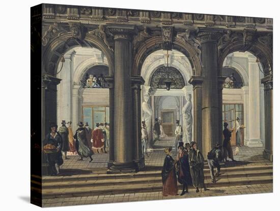 Entrance to Marciana Library in Venice-Giuseppe Bernardino Bison-Premier Image Canvas