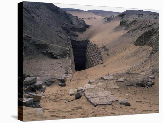 Entrance to Step Pyramid of Sekhemkhet, Saqqara-null-Premier Image Canvas