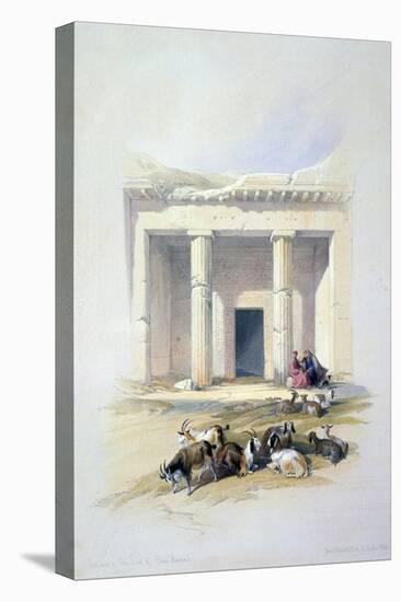 Entrance to the Cave of Beni Hassan, 19th Century-David Roberts-Premier Image Canvas