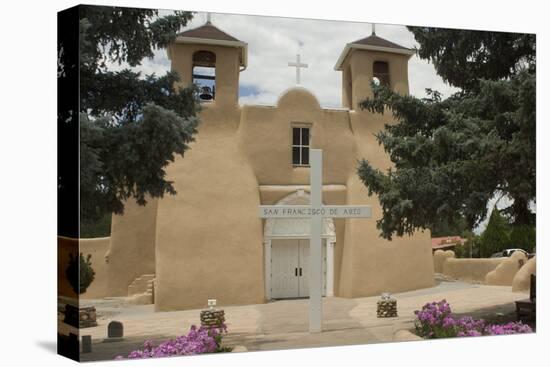 Entrance to the Spanish Colonial Church of S. Francis of Assisi, Ranchos De Taos-null-Premier Image Canvas