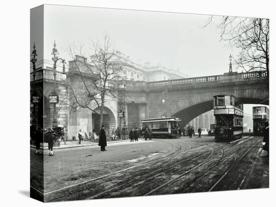 Entrance to the Tram Tunnel by Waterloo Bridge, London, 1908-null-Premier Image Canvas