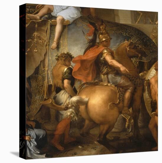 Entrée d'Alexandre le Grand dans Babylone ou Le triomphe d'Alexandre-Charles Le Brun-Premier Image Canvas