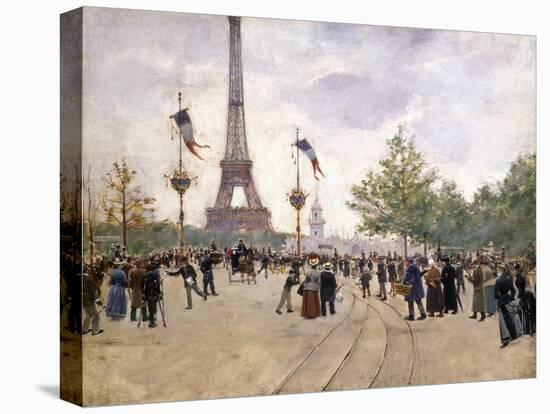 Entrée de l'Exposition Universelle de 1889-Jean Béraud-Premier Image Canvas