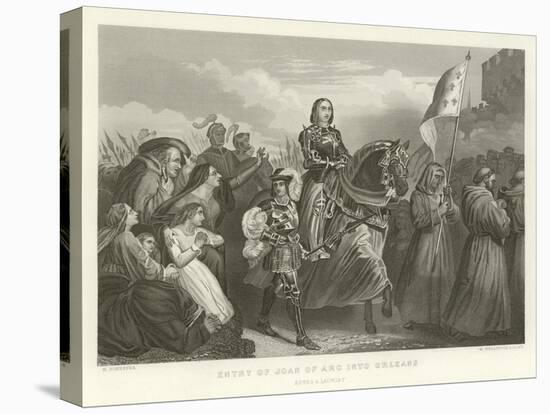 Entry of Joan of Arc into Orleans-Alphonse Marie de Neuville-Premier Image Canvas