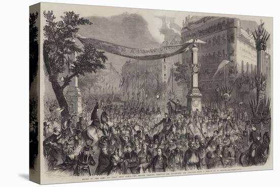 Entry of the Army of Italy into Paris, the Troops Passing Through the Boulevard Des Italiens-Jean Adolphe Beauce-Premier Image Canvas