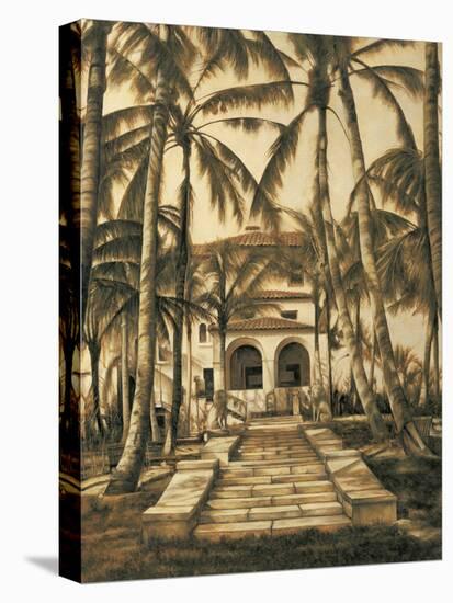 Entry to Villa-David Parks-Stretched Canvas