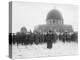 Enver Pasha and Jamal  Pasha visiting the Dome of the Rock, Jerusalem, 1916-null-Premier Image Canvas