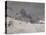 Environs de Honfleur, neige-Claude Monet-Premier Image Canvas
