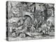 Envy, from the Seven Deadly Sins, Engraved by Peter Van Der Heyden (C.1530-72) 1558-Pieter Bruegel the Elder-Premier Image Canvas