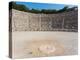 Epidaurus, Argolis, Peloponnese, Greece. The 14th century BC, 4,000 seat theatre, designed by Po...-null-Premier Image Canvas